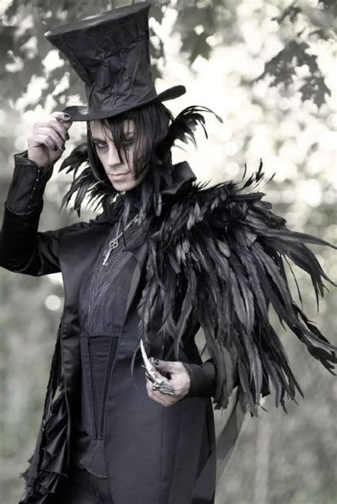 mens raven costume|easy raven costume.